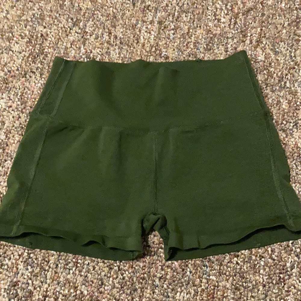 Green alphalete shorts